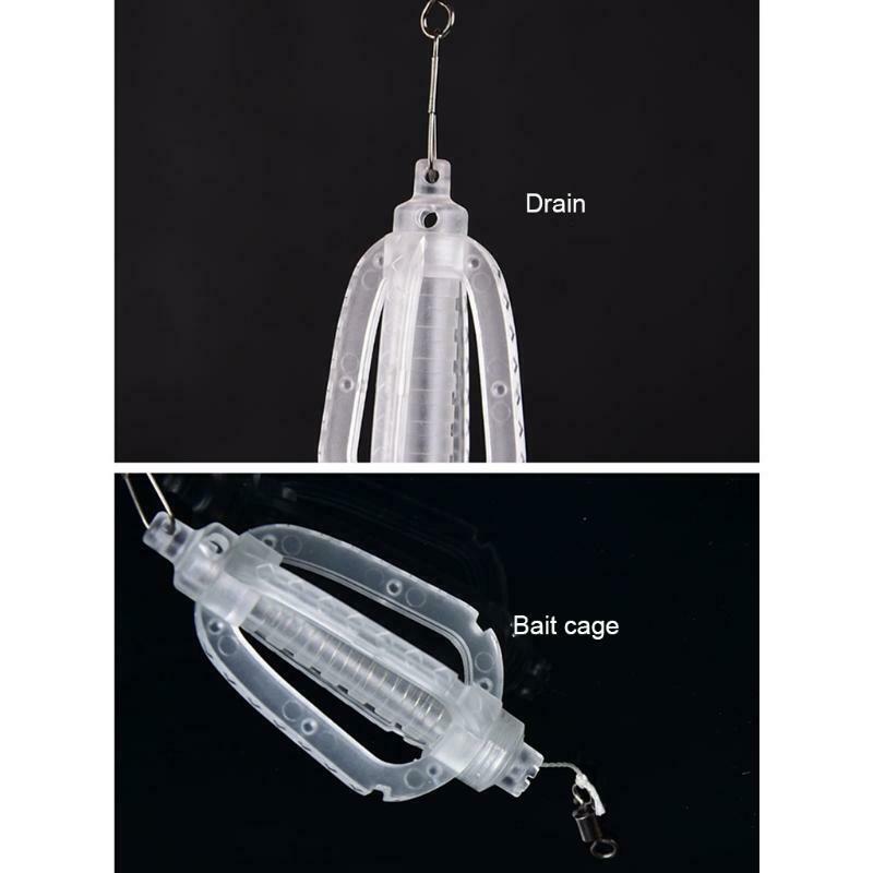 Fishing Feeder,Carp Fishing Feeder Spring Fishing Feeder Bait Cage Holder Tackle