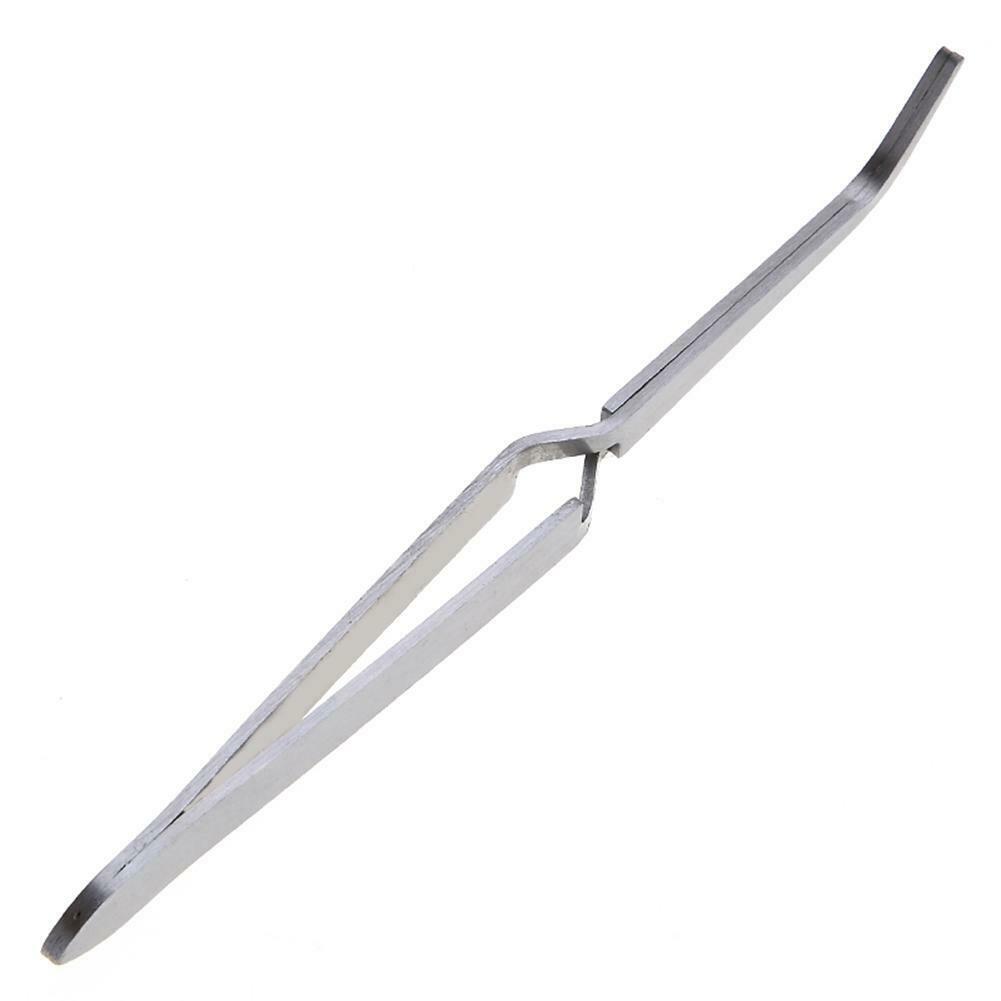 1pc Stainless Steel Nail Art Shaping Tweezer Clip for UV Gel Manicure Tool @