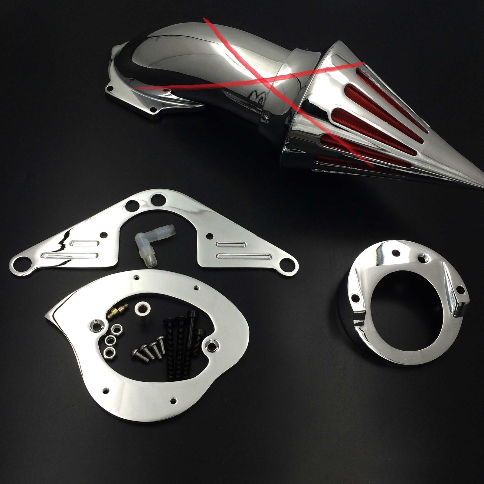 Chrome Air Cleaner kits for 1999-2012 Yamaha RoadStar 1600 XV1600A 1700 XV1700
