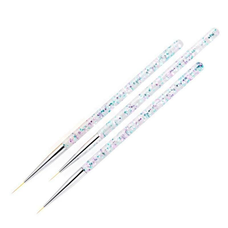 Rhinestone Carving Acrylic Nail Brush Nail Art Liner Tool Nail Polish Brush Pen