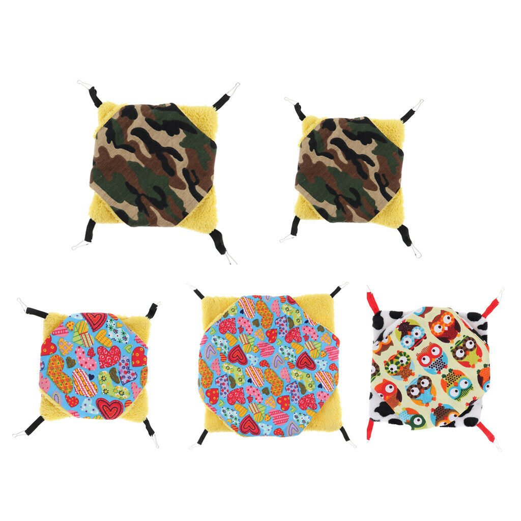 Soft Hamster Tunnel Hammock Small Animal Play Tunnel Hamster Bed Nest Type 1