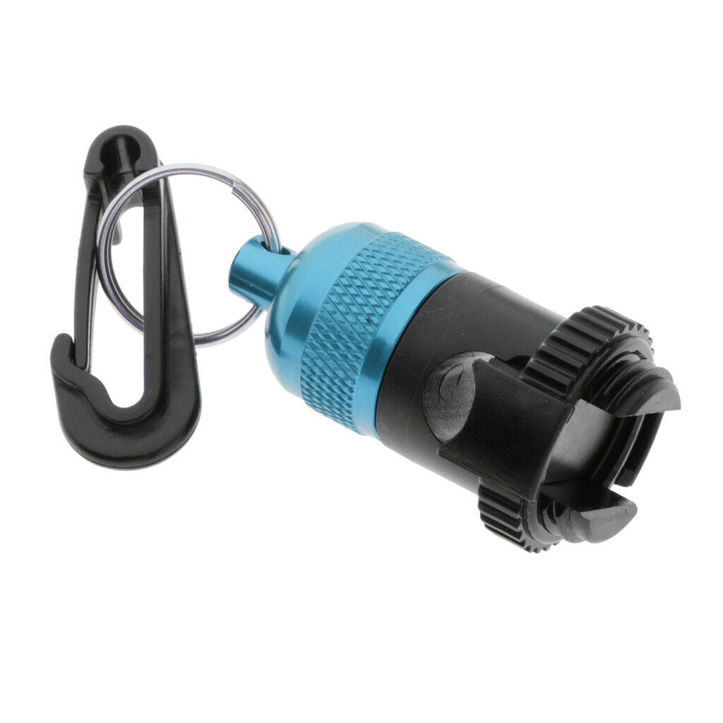 2 Pieces Scuba Diving Snorkeling Second Stage Regulator Hose Holder & Clip