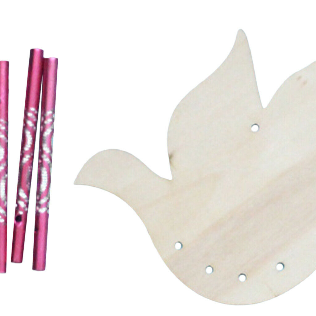 12Pack DIY Wind Chime Creat & Paint Wooden Hanging Windchimes for Kids Gifts
