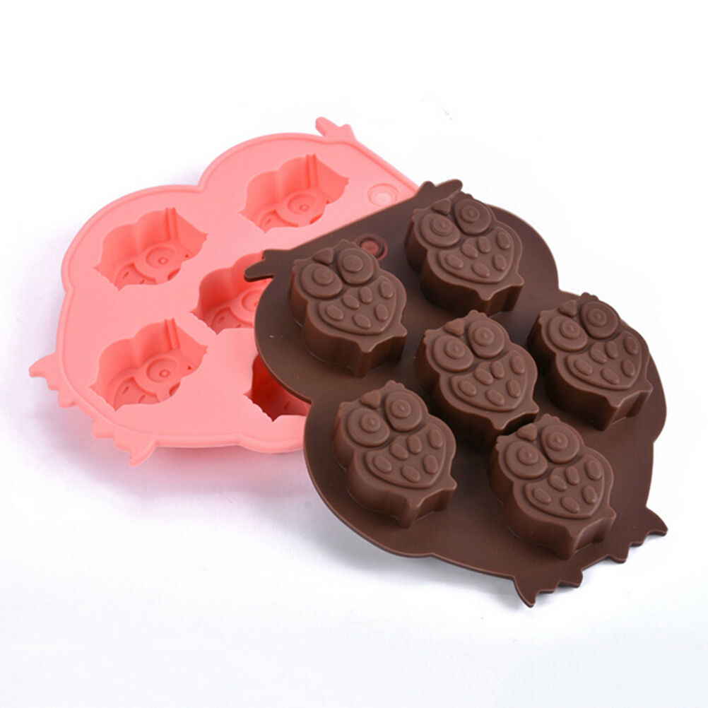 Mulit Cute Owl Cake Mold Soap Silicone Mould For Candy Chocolate Kid Chil.l8