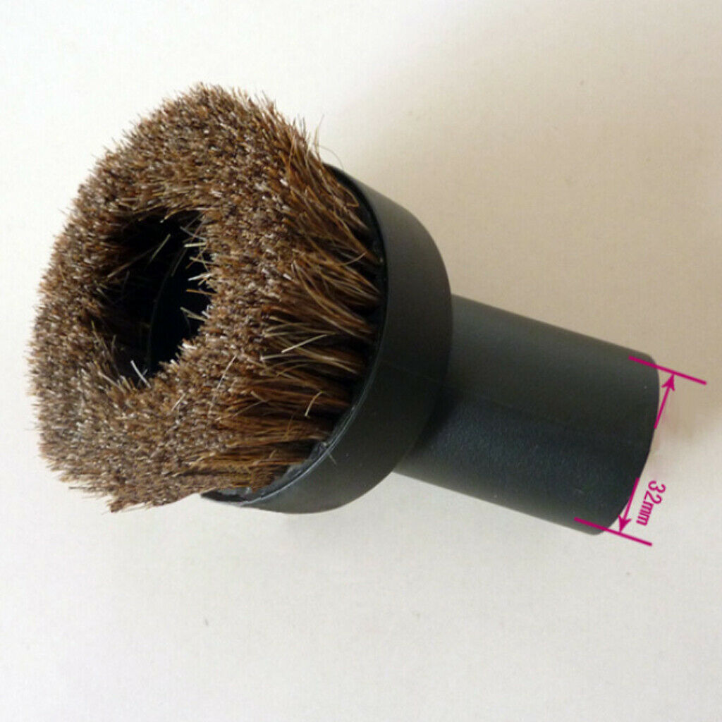 Vacuum Cleaner Bristle Dust Soft Brush with Adapter Converter Tool Kit