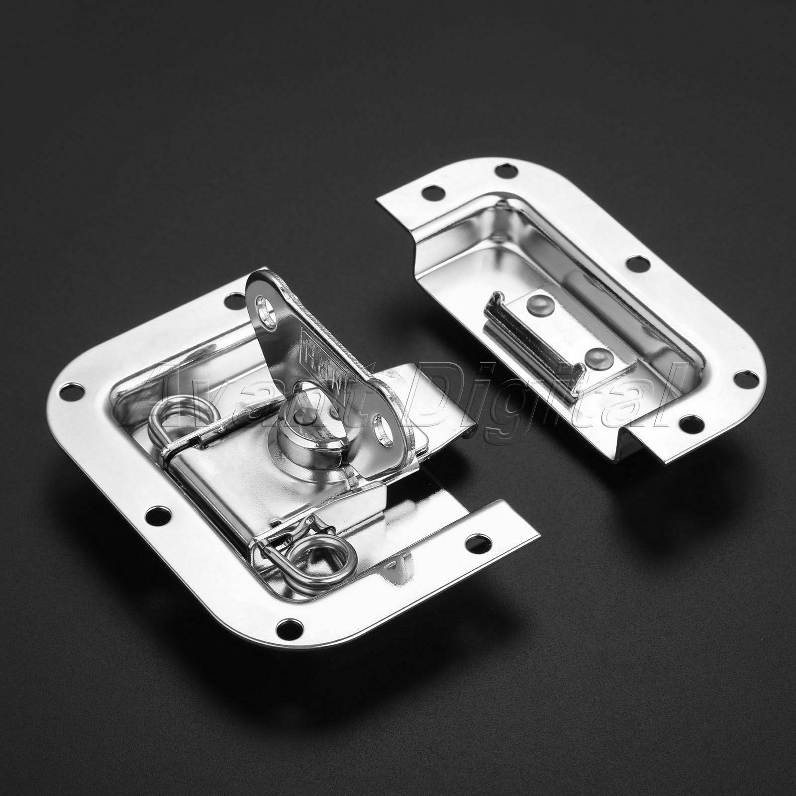 Toolbox Cabinet Locking Recessed Butterfly Latch Equipment Box Cases Replacement