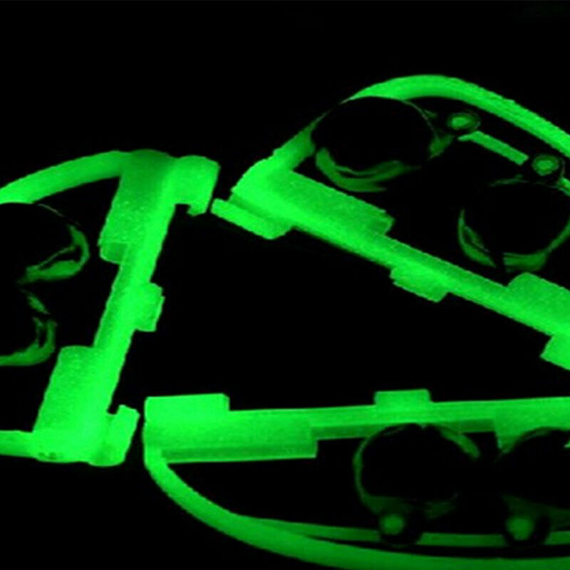 Fluorescent Fishing Tackle Rod Pole Tip Clip Twin Bell Alarm Alert Night .l8