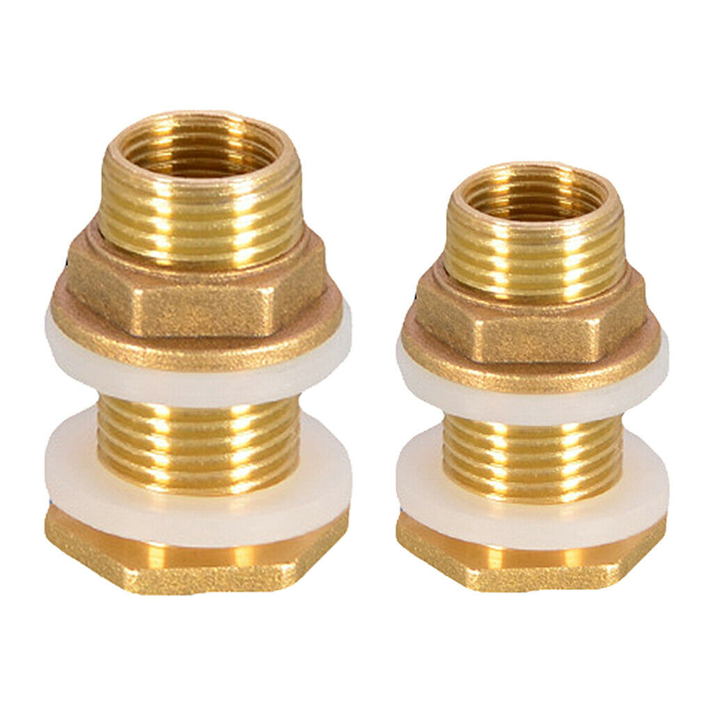 Pack of 2 Water Tank Connector Garden Hose Fittings Leak-proof DN15 DN20