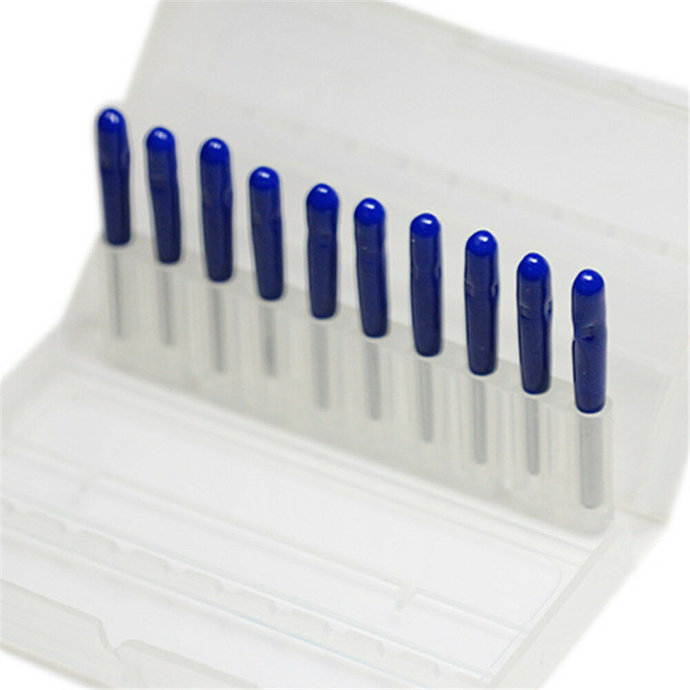 110Pcs 3.175mm 45 Degree 0.1mm Carbide PCB Engraving Bits CNC Router Tool