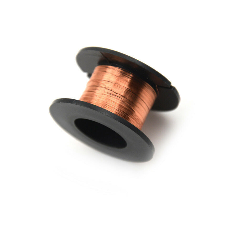 3 Roll Magnet Wire AWG Gauge Enameled Copper Coil Winding 0.1mm S Lt