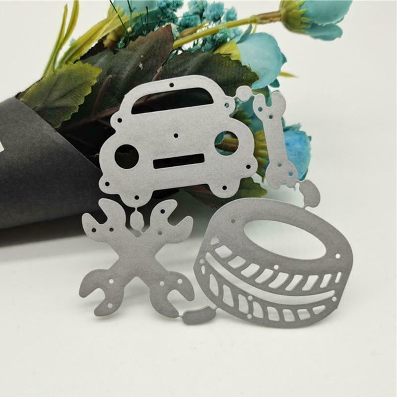 Auto Mechanic DIY Embossing Stencil Carbon Steel DIY Album Paper Card Mould