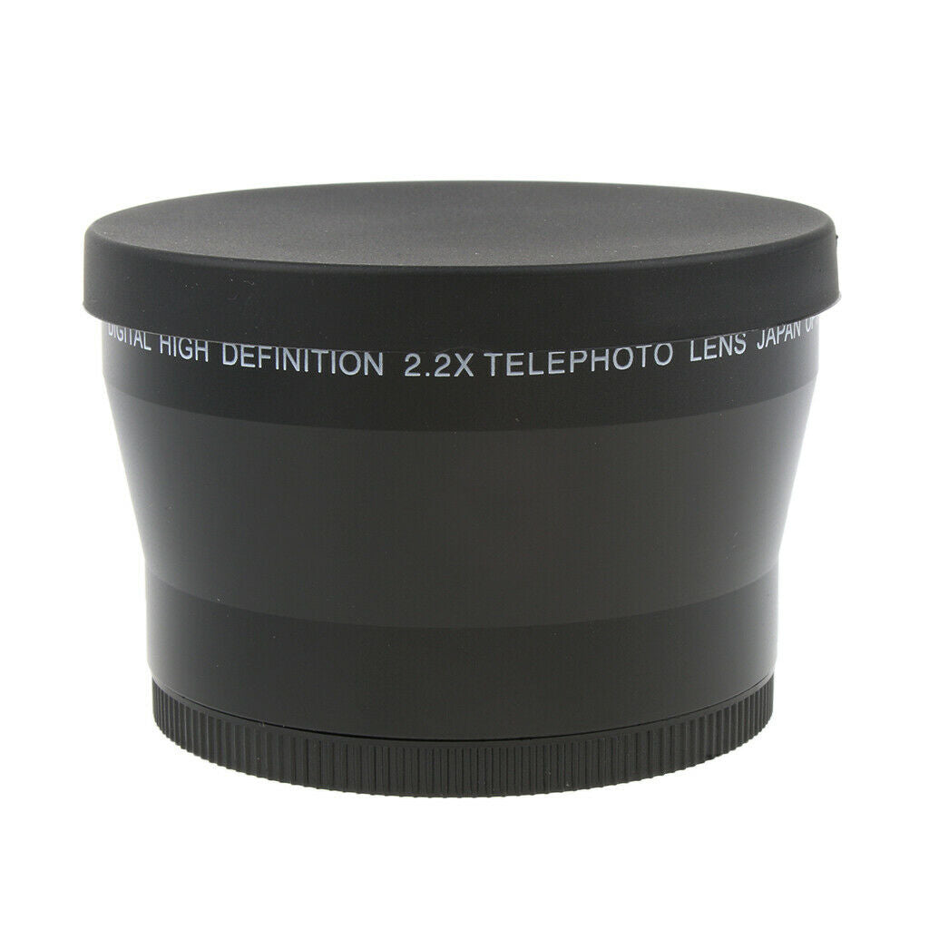 72mm 2.2x Magnification Telephoto Lens Teleconverter for 72mm Thread Cameras