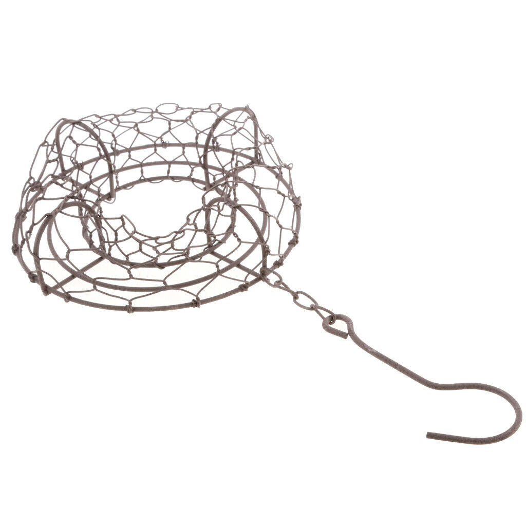 21cm Iron Wire Wreath Frame Succulent Pot Metal Hanging Planter