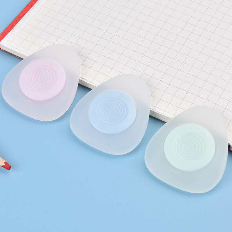 1pcs Erasable Cute Cartoon Oval Eraser School Office Supplies Kids Station JD