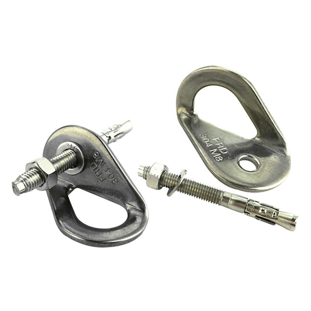 4Pcs 35KN Outdoor Rock Climbing Anchor Set Bolt Hanger Expansion Screw Piton