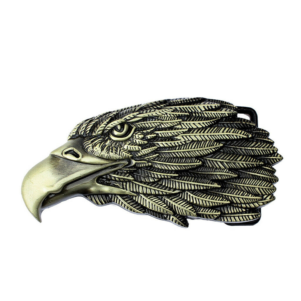 2x Big Cool Frenzy Eagle Head Shaped Belt Buckle for West Cowboy