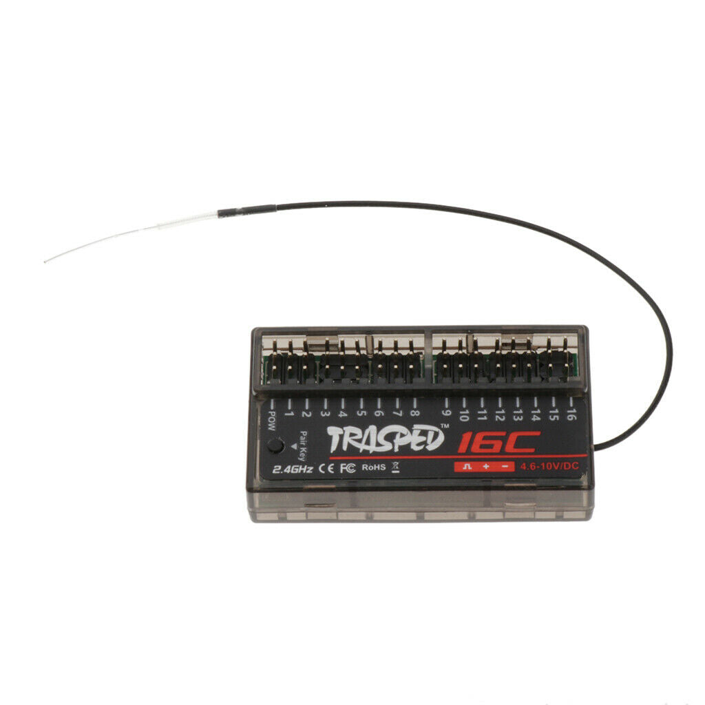 1/10 16-Channel Receiver Board Module Black Truck Supplies Assemble Gifts