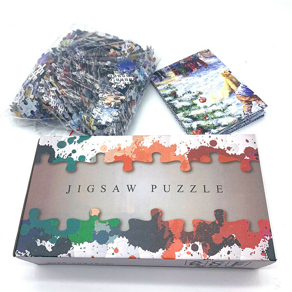 1000Pcs Jigsaw Puzzle For Adults Kids Christmas Tree Puzzle Game Toys Home Decor