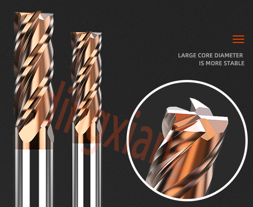 1PC 55° 4-Flute Tungsten Steel Milling Cutter CNC Machining End Mill 5*50*6*13mm