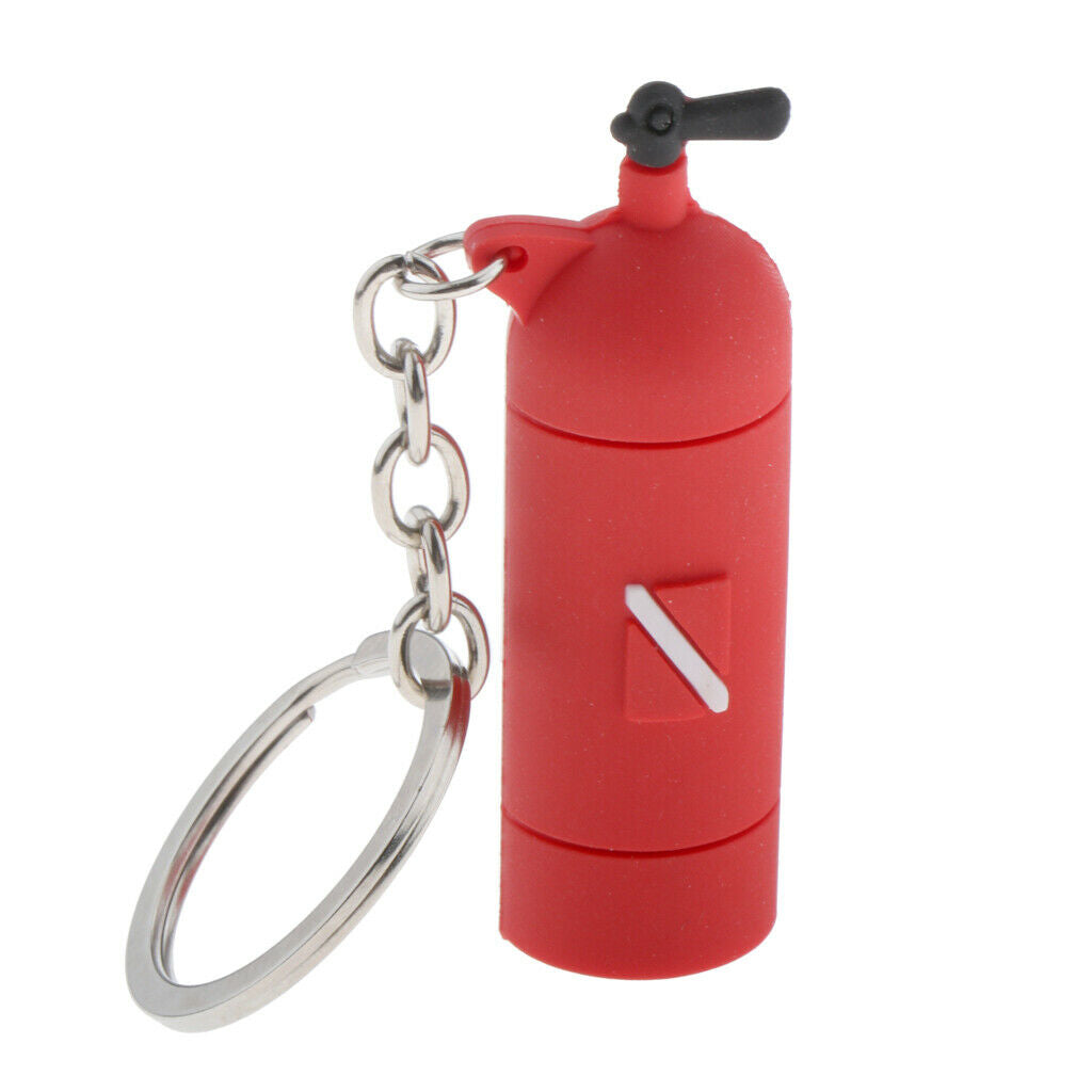 5 Pack Diving Tank Key Chain Keyring Dive Mini Air Cylinder Car Charm Scuba