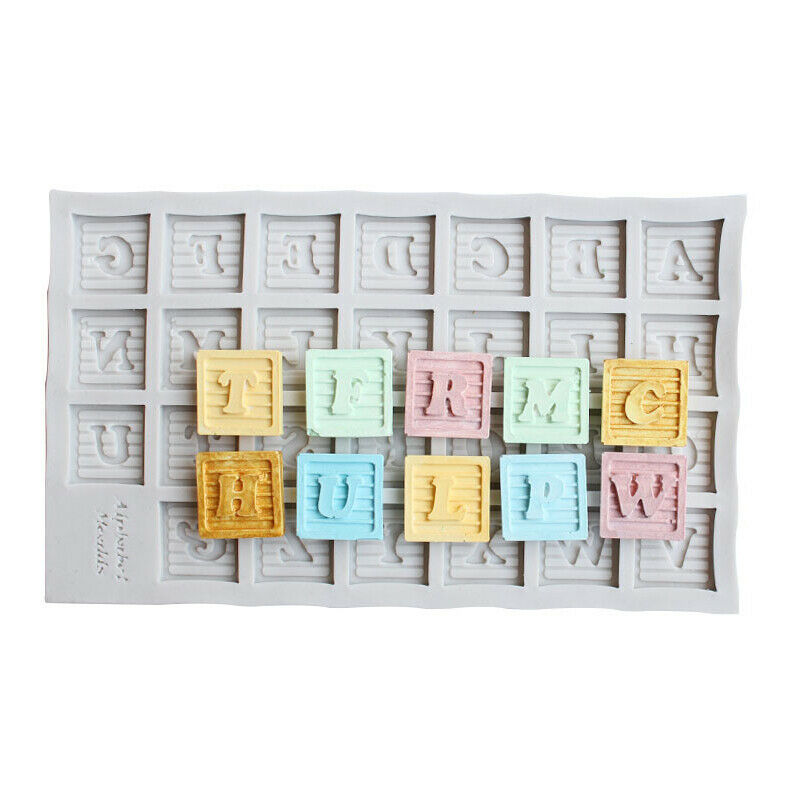 Bunting Alphanumeric Mould Silicone Mold Fondant Cake Tool Gumpaste Sugar.l8