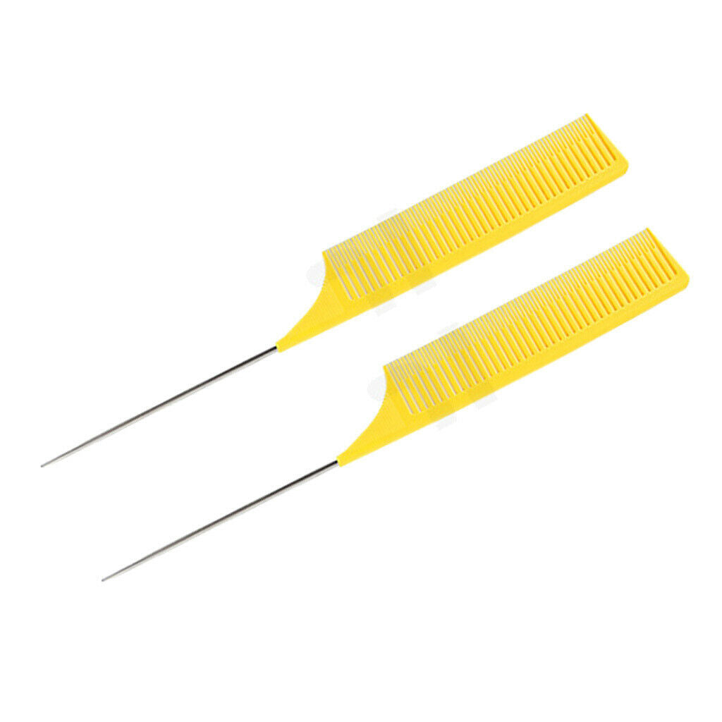 Professional ABS Sectioning Weave Highlighting Foiling Hair Combs Salon Comb