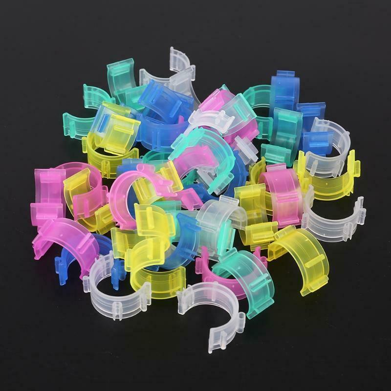 40pcs Colorful Sewing Thread Holder Bobbin Clips Small Clamp Tool for Embroidery