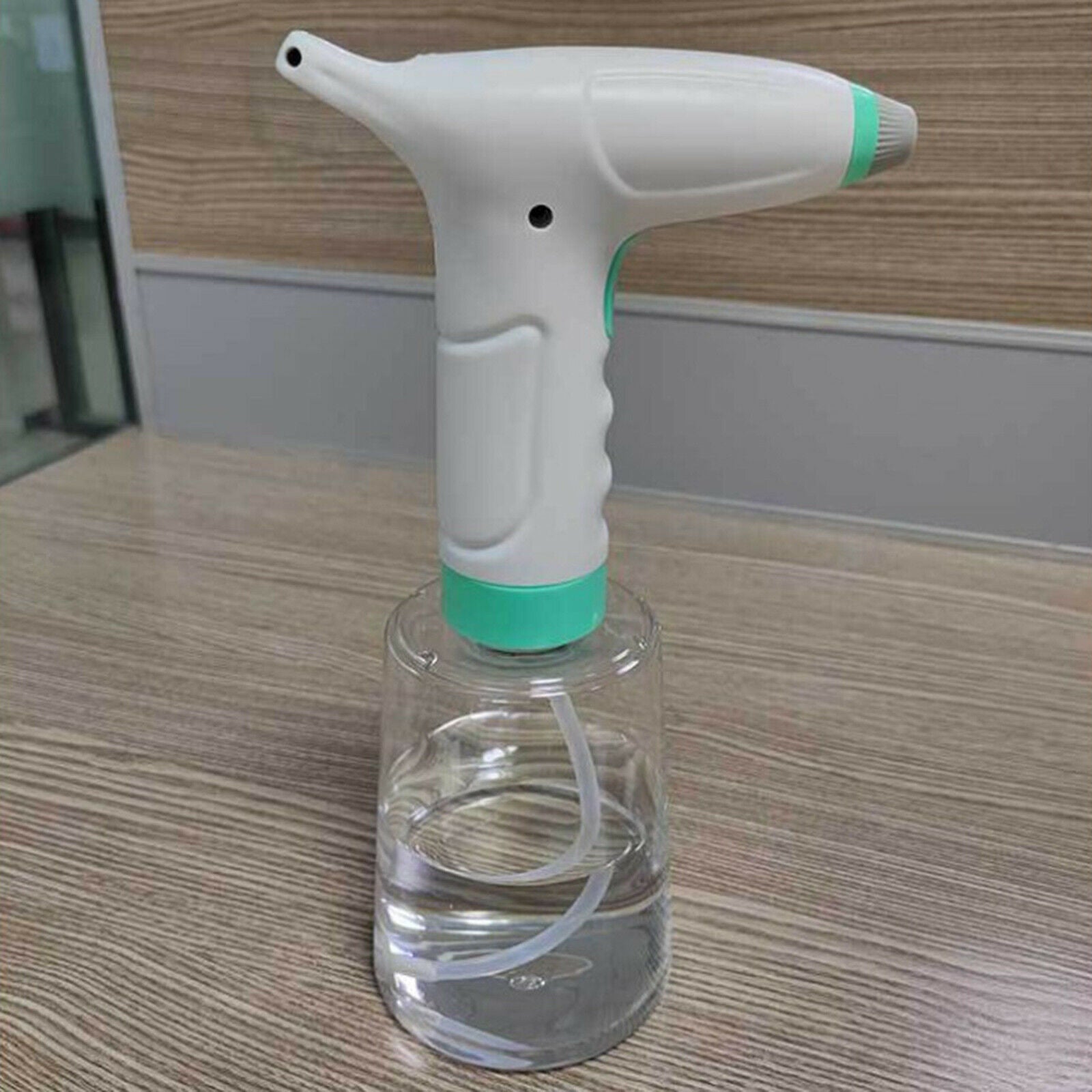 Handheld Sanitizer Sprayer Plant Mister Disinfectant Fogger Steam Gun White