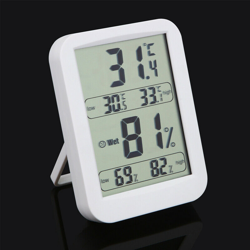 Weather Station Large Screen Display High and Low Temperature Hygrometer