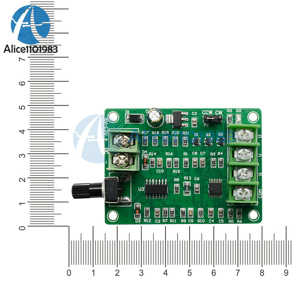DC 5-12V Brushless Driver Board Controller For Hard Drive Motor 3/4 Wire