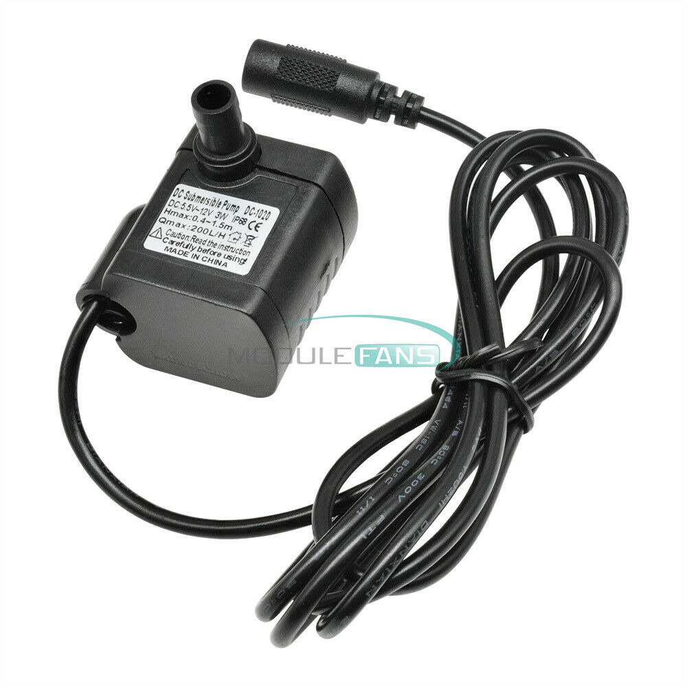 Submersible Water Aquarium Fish Tank Fountain Pond Pump DC 3W 5.5V- 12V MF