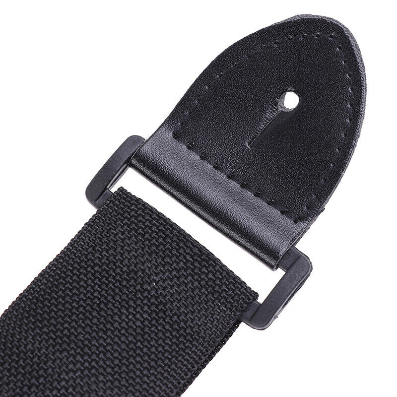 68cm-124cm Universal Guitar Strap Adjustable Nylon Guitar Belt with PU Le.l8