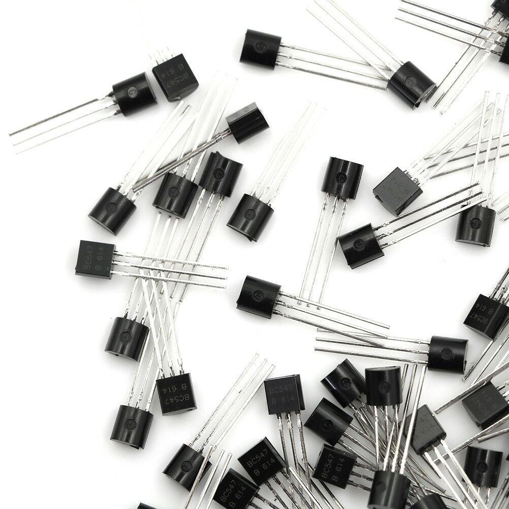 100Pcs Bc547 To-92 Npn 45V 0.1A Transistor Compone hiSJCA