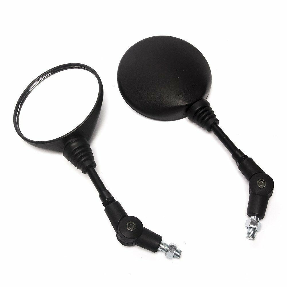 10mm Thread Mirror Folding Foldable Rear View Side Mirror Round for Motorcycle