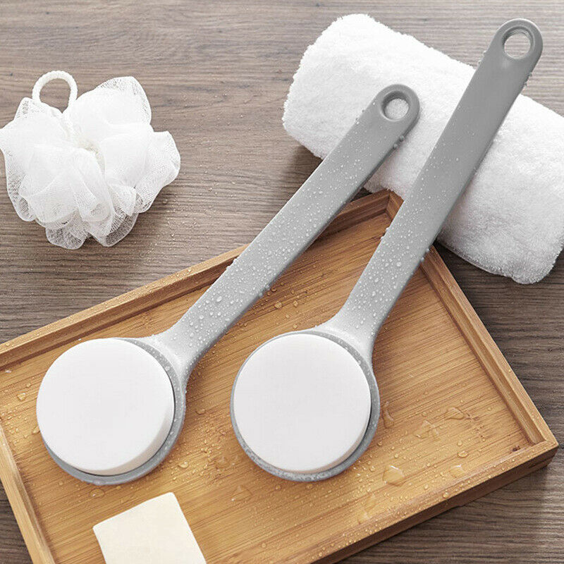 Long Handle Exfoliating Bath Sponge Back Scrubber Exfoliator Cleaning Equ.l8