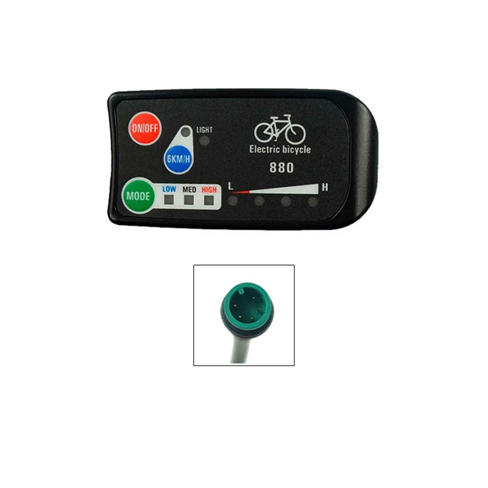 1PC Electric Bicycle Display 24V 36V 48V Ebike Ligent Control Panel Lcd Display