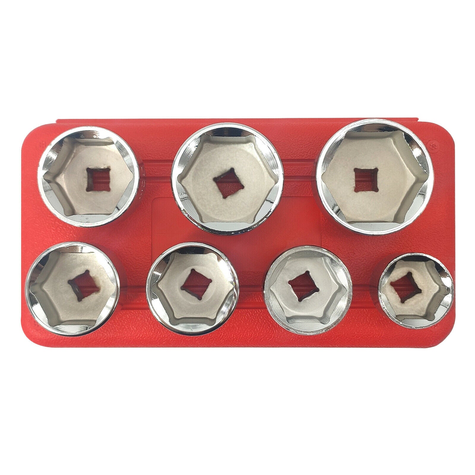 7 Pieces 3/8" Oil Filter   Wrench Tool Kit Socket Automotive Removal Kit