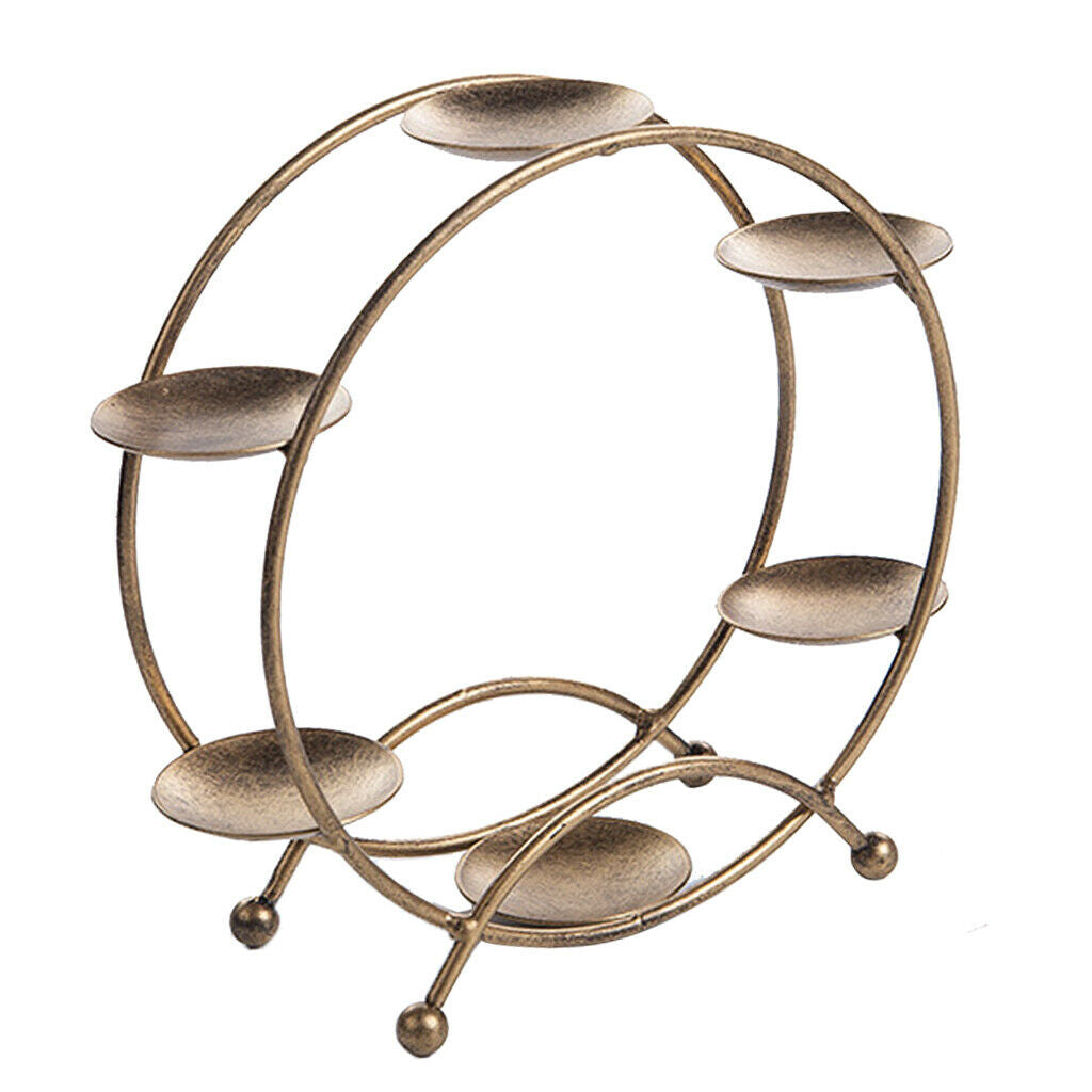 2X Cupcake Stand Cupcake Holder for 6 Cupcakes Desserts Macaron Cake Golden