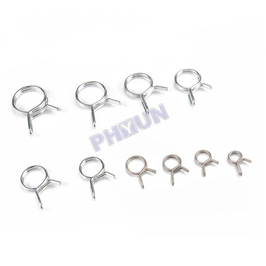 150 Double Wire Fuel Line Hose Tube Spring Clamp For Car Motorcycle Machine Home
