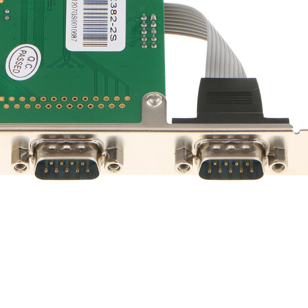2Port Pci-E Express To Rs232 Serial Expansion Card DB9 COM RS232 Converter