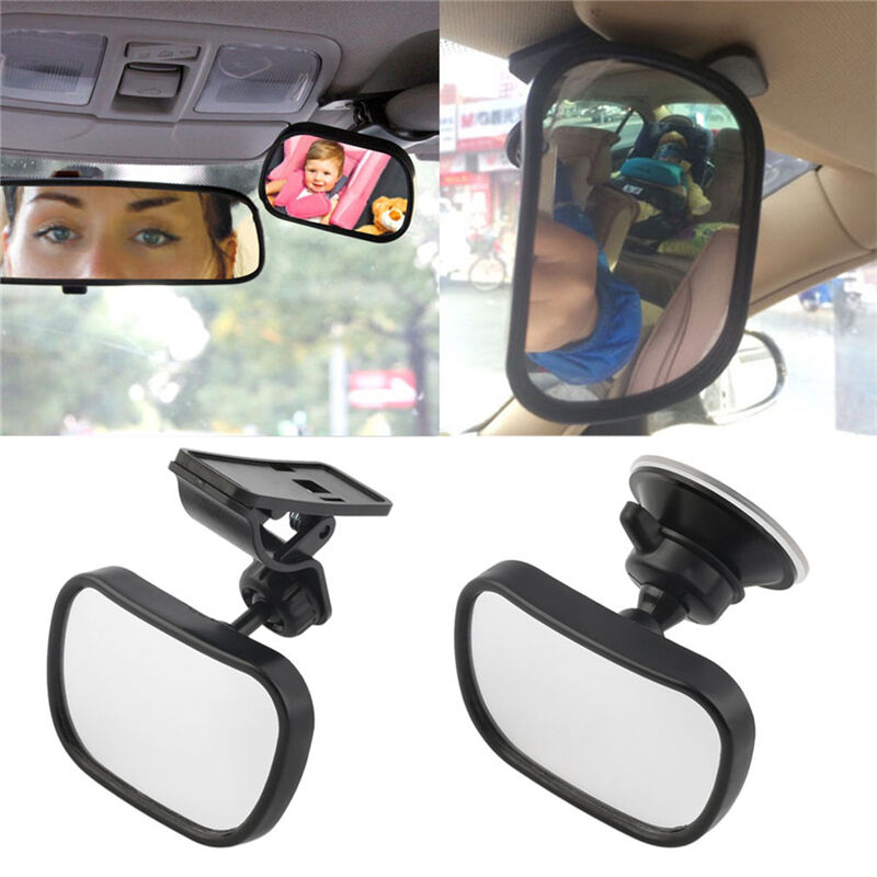 Hot Universal Car Rear Seat View Mirror Baby Child Safety With Clip and Sucke Pb