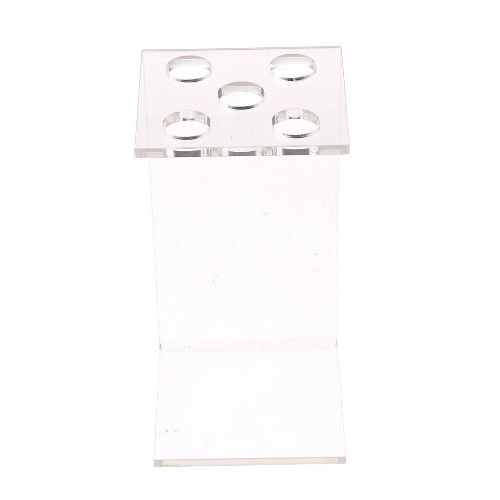 5 Holes Hairdressing Scissors Holder Stand Storage Organizer for Salon Home