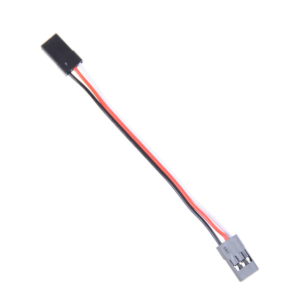 10Pcs 10cm 26AWG to Male JR Plug Servo Extension Lead Wire Cable  DD