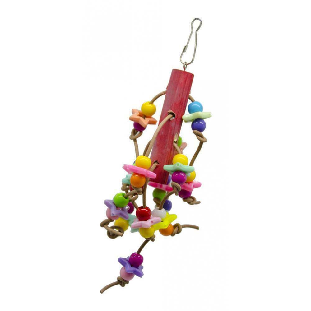 4Pieces Birds Parrots Chew Forgaing Toys w/ Bell Birds Macaws Birds Conures