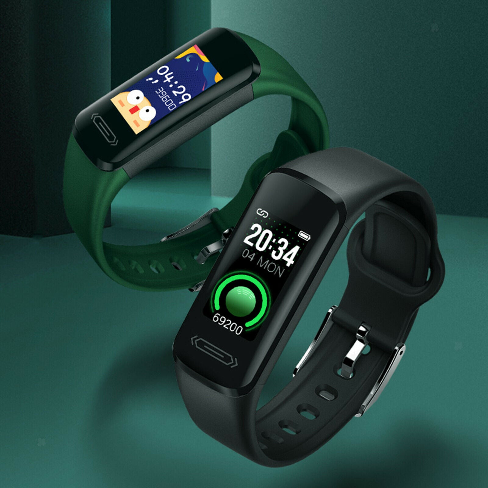 V101 Bluetooth Smartwatch Smart Watch Wristband Message Reminder Thermometer