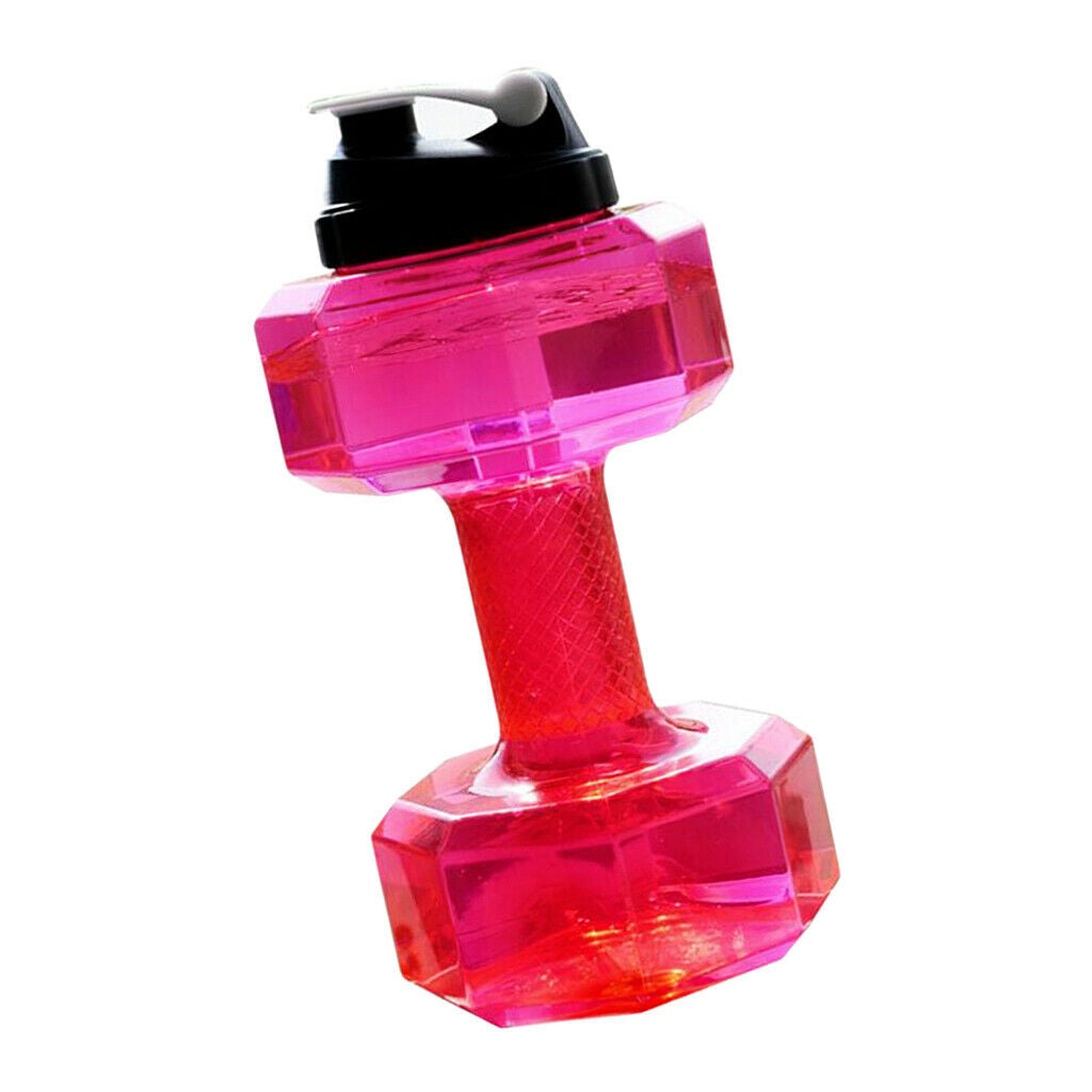 2 Pcs Portable Sport Kettle Gym Hiking Water Bottle Training Drink Jug Pink