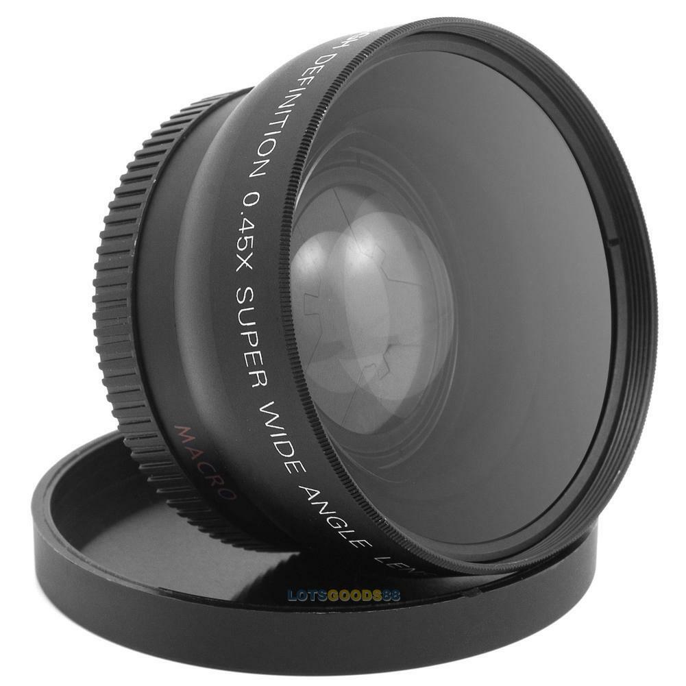 0.45X 52mm Super Wide Angle Macro Lens for Nikon D800, D3200, D3100, D5100,D7000