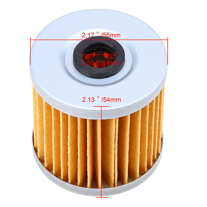 Motorcycle Oil Filter Intake Cleaner For Kawasaki ATV KLT200 C1/C2 1983-1984