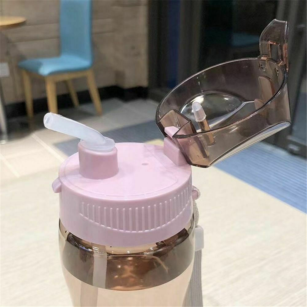 Portable Gym Travel Drinks Mugs Free Leakproof Sports Water Bottle Clear Bottle