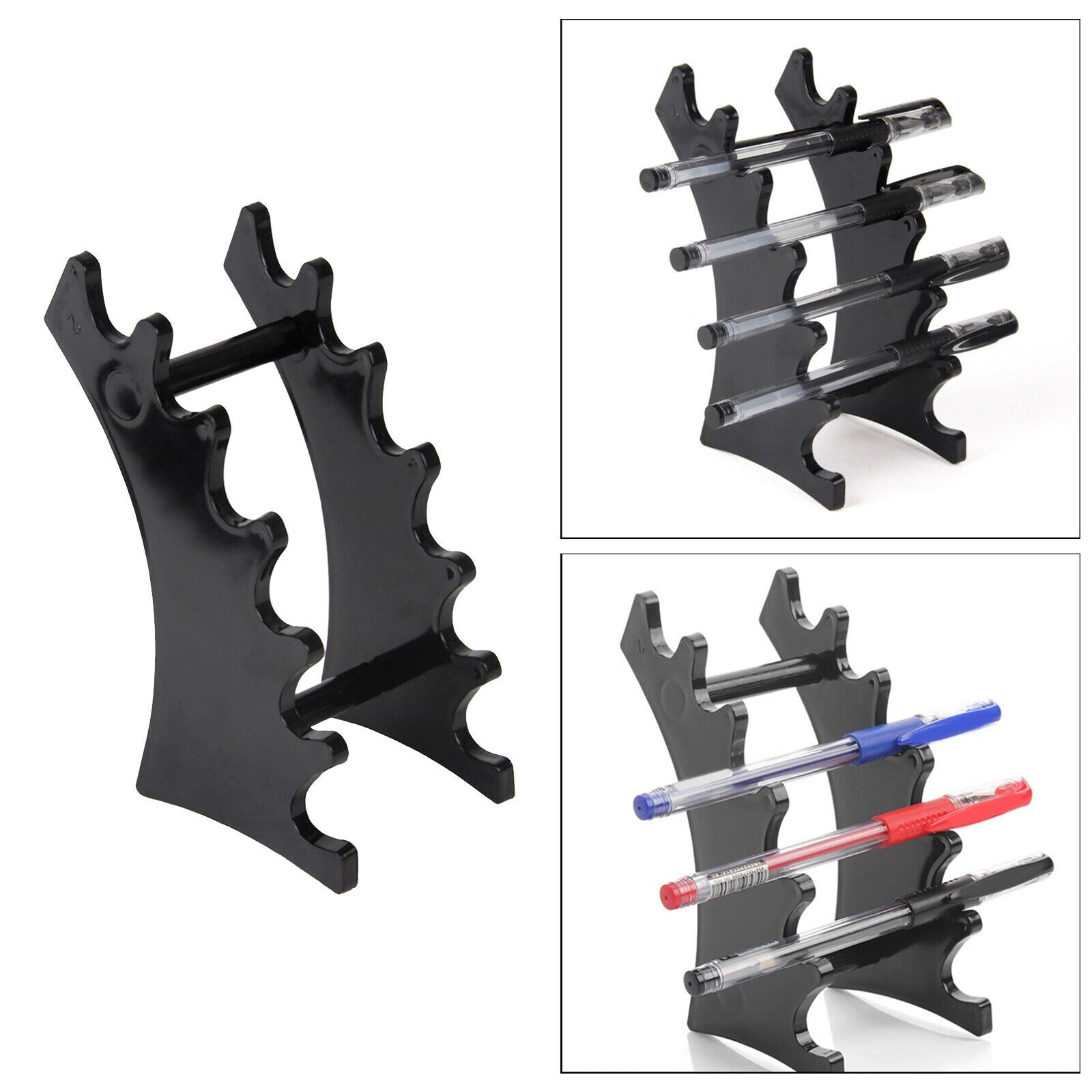 Pen Holder Stand 6-Slot Pen Stand for Home Office Stationery Organizer
